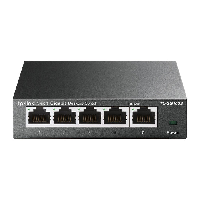 EAN 6935364083519 - TP-Link TL-SG105S No administrado Gigabit Ethernet (10/100/1000) Negro imagen 1