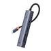 EAN 6932172630744 - Baseus ULTRAJOY 7 İN 1 MULTİFONKSİYONEL HUB ADAPTÖR-UZAY GRİ base para portátil y replicador de puertos A imagen 4