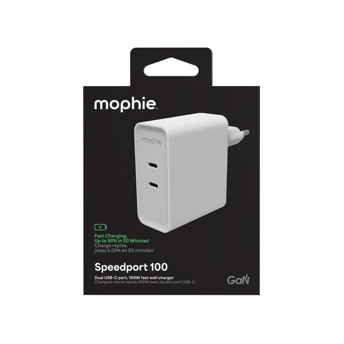 EAN 840390369635 - mophie Speedport 100 Universal Blanco Corriente alterna Carga rápida Interior imagen 7