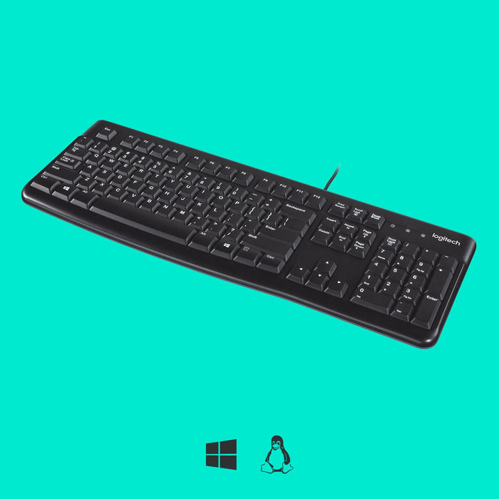 EAN 5099206020689 - Logitech K120 teclado Oficina USB AZERTY Holandés Negro imagen 13