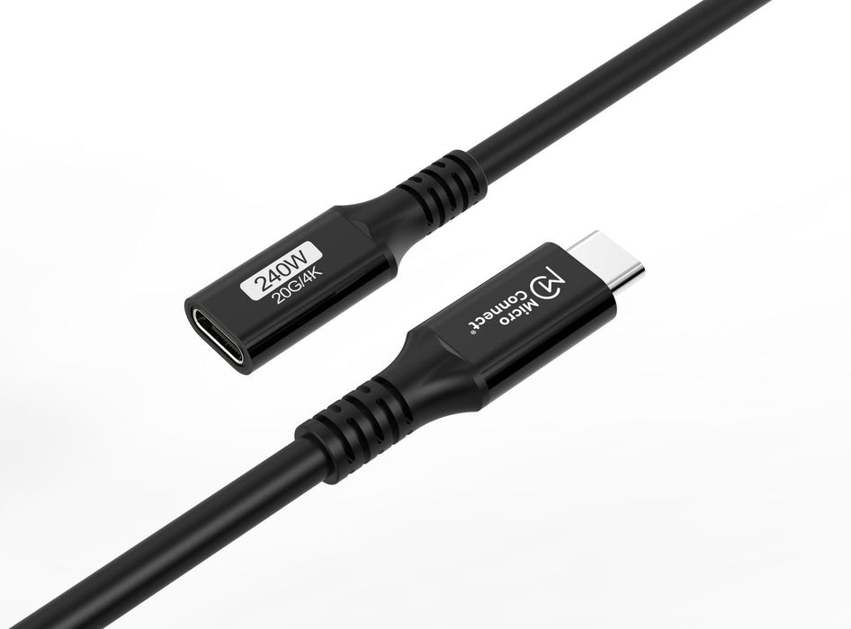 EAN 5704174885351 - Microconnect USB3.2CC2EX cable USB USB4 Gen 2x2 2 m USB C Negro imagen 2