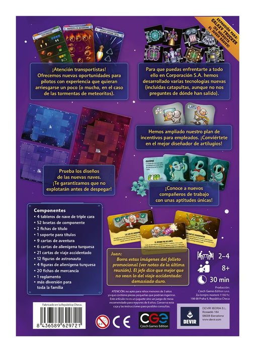 EAN 8436589629721 - Devir BGLAXYEXSP juego de tablero 30 min Expansión de juego de mesa imagen 5