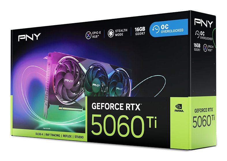 EAN 0751492795058 - PNY GeForce RTX 5060 Ti EPIC-X RGB OC NVIDIA 16 GB GDDR7 imagen 9