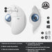 EAN 5099206092280 - Logitech 910-005870 ratón Oficina mano derecha RF Wireless + Bluetooth Trackball 2000 DPI imagen 12
