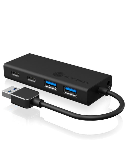 EAN 4250078168799 - ICY BOX IB-HUB1426-U3 USB 3.2 Gen 1 (3.1 Gen 1) Type-A 5000 Mbit/s Negro imagen 2