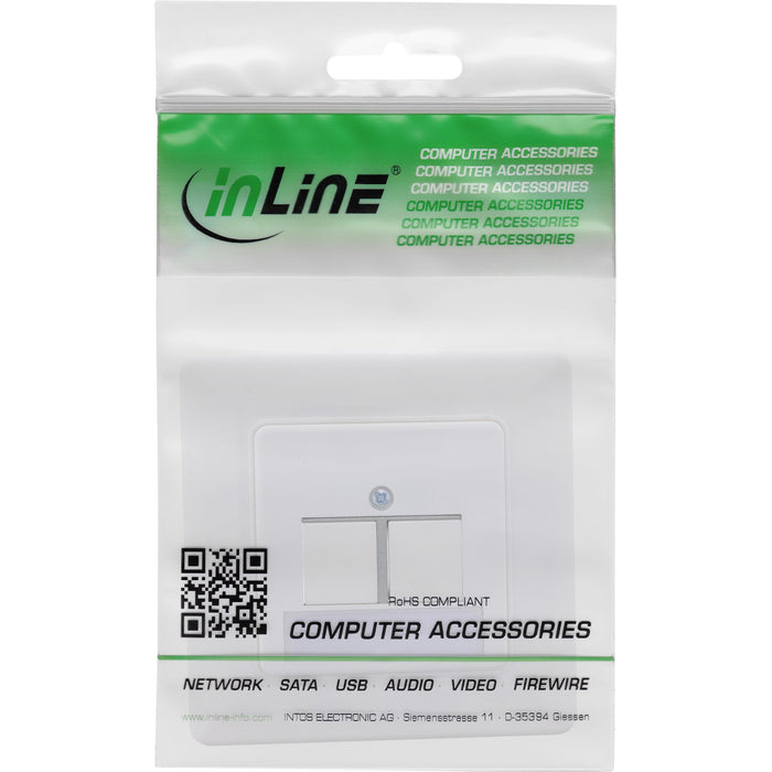 EAN 4043718312566 - InLine 76202Z caja de tomacorriente 2 x RJ-45 Blanco imagen 3