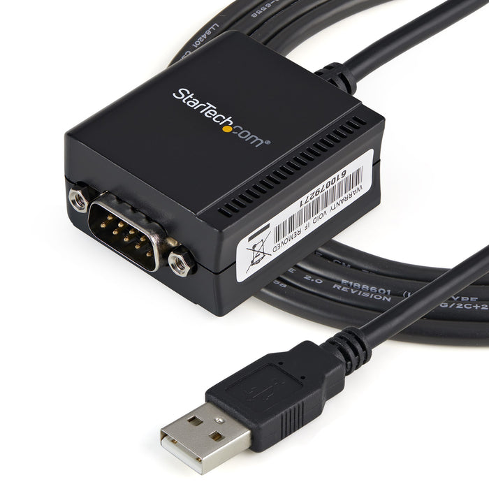EAN 0065030843485 - StarTech.com ICUSB2321F cambiador de género para cable DB-9 USB 2.0 A Negro imagen 4