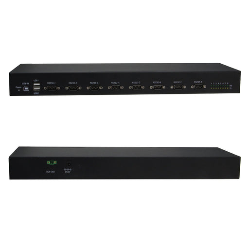 EAN 4040895006288 - RealPower 284513 convertidor, repetidor y aislador en serie USB 2.0 RS-232 Negro imagen 2