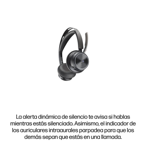 EAN 198415336545 - HP Poly Voyager Focus 2-M USB-C-C Headset USB-C/A Adapter Charging Stand Customer Special 1 imagen 2