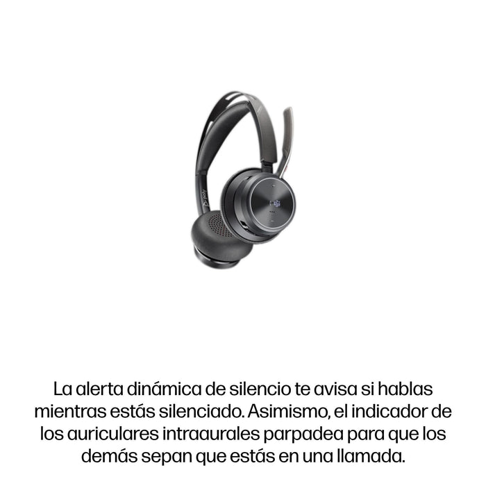 EAN 0198415336521 - HP Poly Voyager Focus Auriculares Inalámbrico y alámbrico De mano Car/Home office Bluetooth Base de carga imagen 8