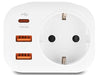 EAN 4043619114986 - DeLOCK 11498 adaptador de enchufe eléctrico Tipo E/F híbrido Tipo F Blanco imagen 3
