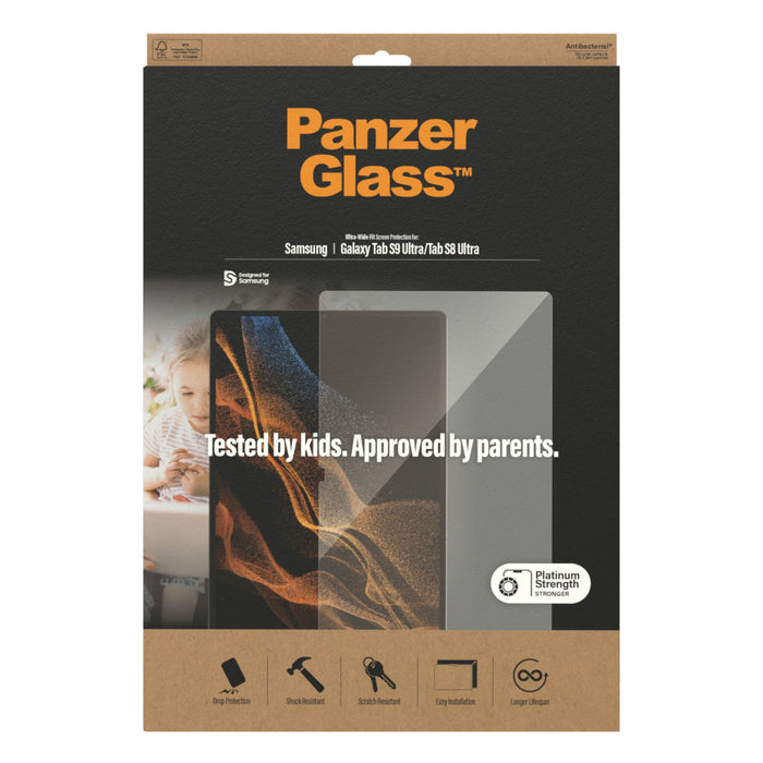 EAN 5711724072895 - PanzerGlass ® Screen Protector Samsung Galaxy Tab S8 Ultra | S9 Ultra | Ultra-Wide Fit Protector de panta imagen 3