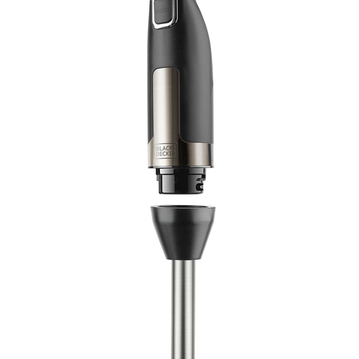 EAN 8432406160088 - Black & Decker BXHBA1500E licuadora Batidora de inmersión 1500 W Negro, Acero inoxidable imagen 6