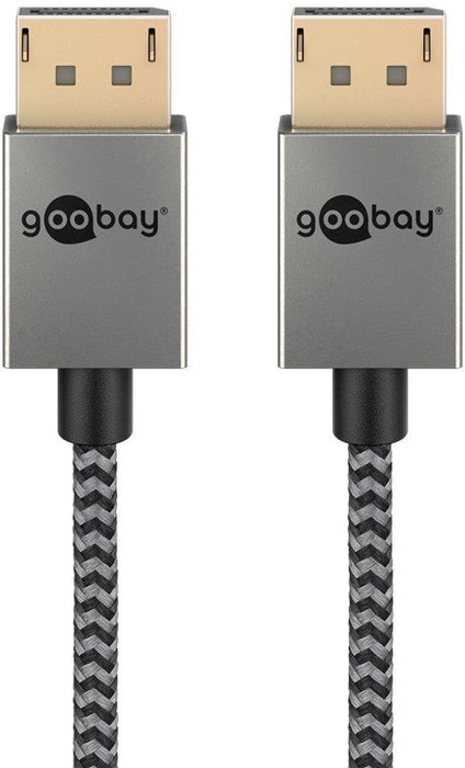 EAN 4040849774447 - Goobay 77444 cable DisplayPort 1 m Negro, Plata imagen 2