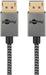 EAN 4040849774447 - Goobay 77444 cable DisplayPort 1 m Negro, Plata imagen 2