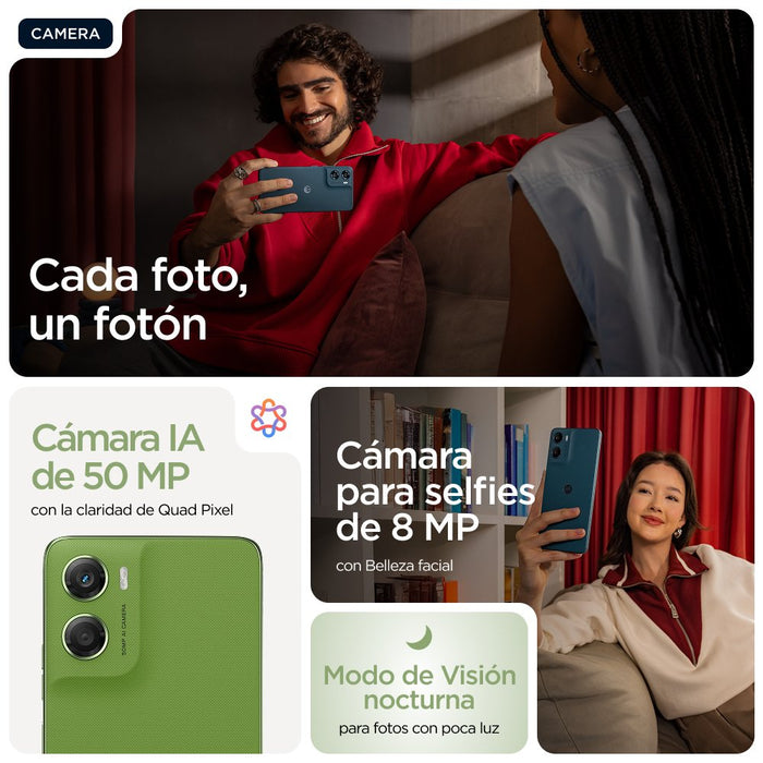EAN 840493601649 - Motorola moto g06 17,5 cm (6.88") SIM doble Android 15 4G USB Tipo C 4 GB 64 GB 5200 mAh Verde imagen 13
