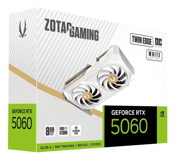 EAN 8886307701510 - Zotac GAMING GeForce RTX 5060 Twin Edge OC White Edition NVIDIA 8 GB GDDR7 imagen 7