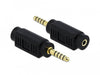 EAN 4043619659944 - DeLOCK 65994 cambiador de género para cable 4.4 mm 5 pin 3.5 mm 3 pin Negro imagen 1