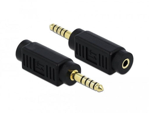 EAN 4043619659944 - DeLOCK 65994 cambiador de género para cable 4.4 mm 5 pin 3.5 mm 3 pin Negro imagen 1