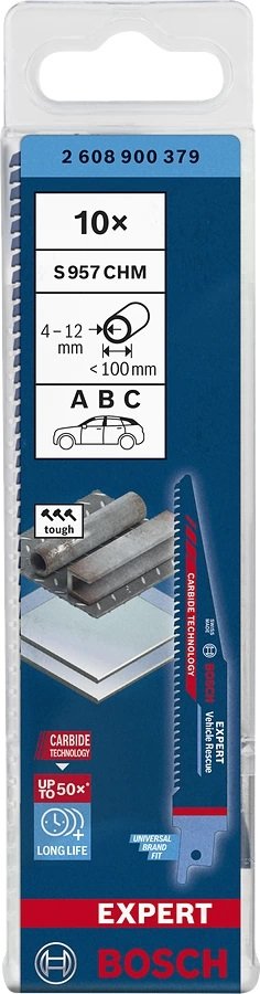 EAN 4059952534695 - Bosch Expert 2608900379 Hoja para sierra recíproca Acero de alto carbono (HCS) 10 pieza(s) imagen 2