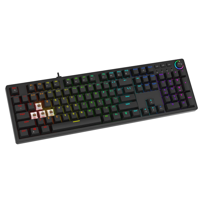 EAN 5901986049449 - Savio STYX Outemu Brown teclado Juego USB QZERTY Internacional de EE.UU. Negro imagen 7