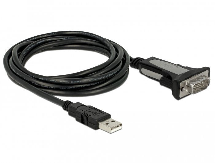 EAN 4043619663231 - DeLOCK 66323 cable de serie Negro USB tipo A DB-9 imagen 1