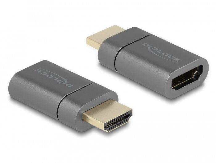 EAN 4043619666843 - DeLOCK 66684 cambiador de género para cable HDMI Type A (Standard) Gris imagen 1