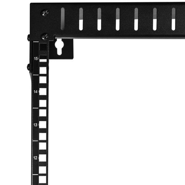 EAN 65030872270 - StarTech.com RK15WALLO armario rack Bastidor de pared Negro imagen 3
