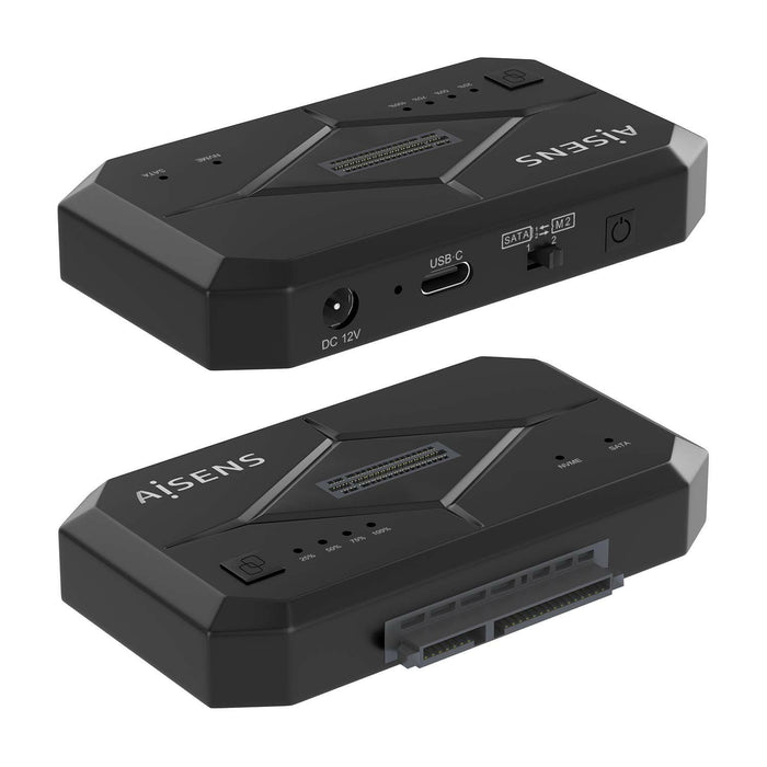 EAN 8435739901335 - AISENS ASDS-M2SATA04B base de conexión para disco duro USB 3.2 Gen 1 (3.1 Gen 1) Type-C imagen 3