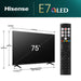 EAN 6942351402680 - Hisense 75E7NQ 190,5 cm (75") 4K Ultra HD Smart TV Wifi Negro 350 cd / m² imagen 2