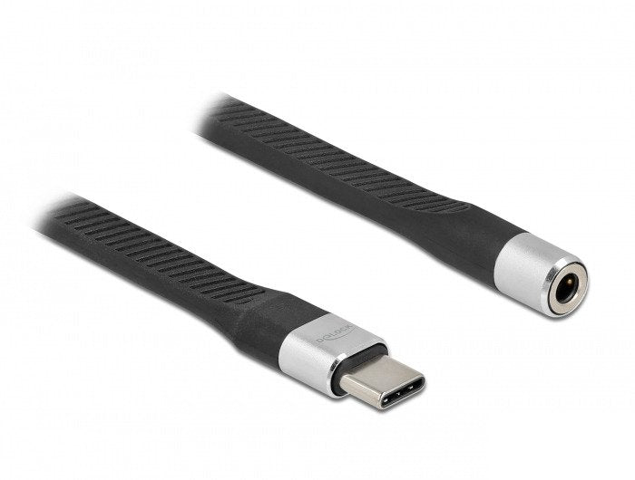 EAN 4043619869428 - DeLOCK 86942 cable de teléfono móvil Negro, Plata 0,1 m USB C 3,5mm imagen 2
