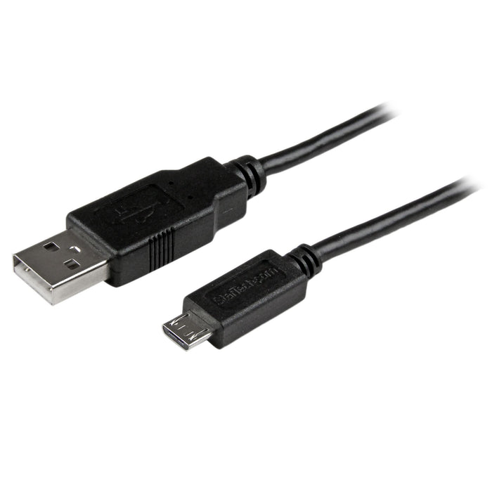 EAN 0065030858106 - StarTech.com USBAUB1MBK cable USB USB 2.0 USB A Micro-USB B Negro imagen 1
