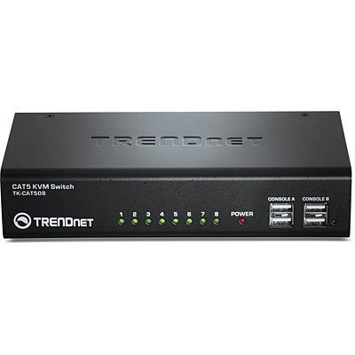 EAN 710931170061 - Trendnet TK-CAT508 interruptor KVM Negro imagen 2