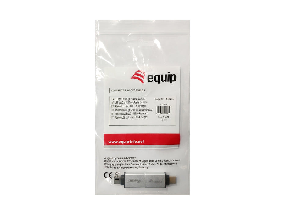 EAN 4015867222416 - Equip 133473 cambiador de género para cable USB Type C USB Type A Plata imagen 4
