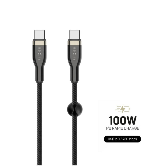 EAN 8591680147397 - FIXED FIXDB-CC12-BK cable USB USB 2.0 1,2 m USB C Negro imagen 1