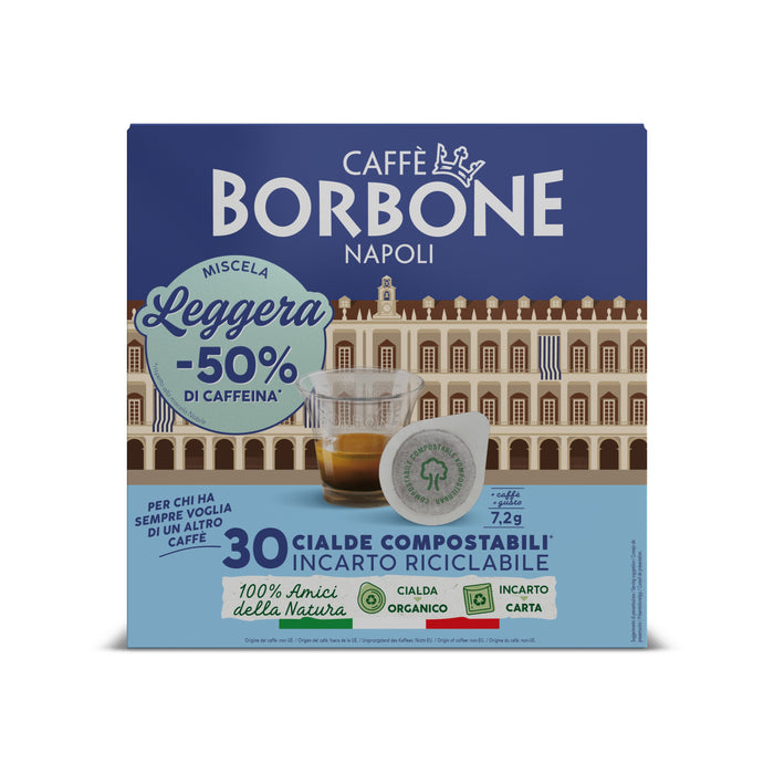 EAN 8055176430238 - Caffè Borbone 44BLEGGERA050N bolsita y cápsula de café Dosis de café 50 pieza(s) imagen 1
