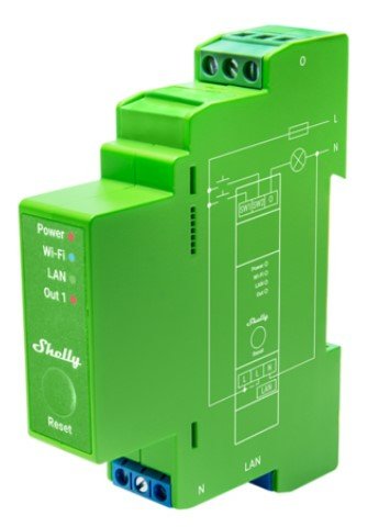 EAN 3800235268162 - Shelly Pro Dimmer 1PM Integrado Regulador de intensidad Azul, Verde, Gris imagen 1