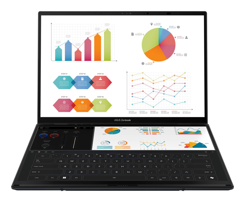 EAN 4711387810835 - ASUS Zenbook Duo UX8406CA-PZ166X Híbrido (2-en-1) 35,6 cm (14") Pantalla táctil WQXGA+ LPDDR5x-SDRAM Wi-F imagen 8