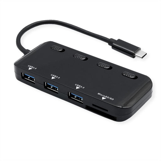 EAN 7630049621503 - ROLINE 14.02.5059 base para portátil y replicador de puertos USB 3.2 Gen 1 (3.1 Gen 1) Type-C Negro imagen 1