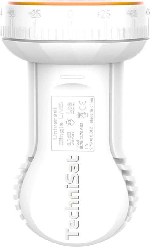 EAN 4019588768017 - TechniSat UNIX Single LNB 10,7 - 12,75 GHz Beige, Naranja imagen 1