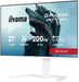 EAN 4948570126521 - iiyama G-MASTER GB2771QSU-W1 pantalla para PC 68,6 cm (27") 2560 x 1440 Pixeles Wide Quad HD Blanco imagen 6