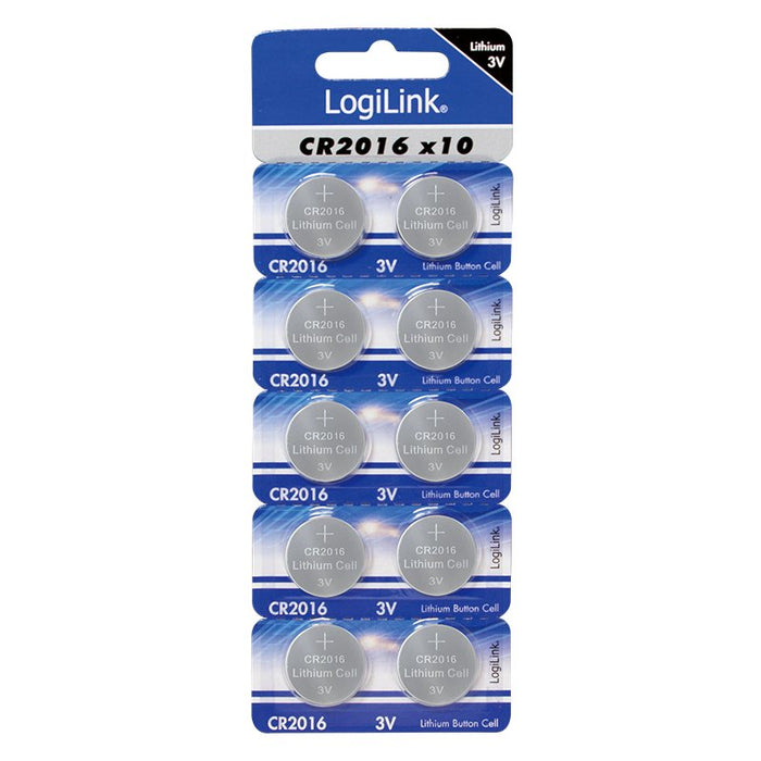 EAN 4052792047134 - LogiLink CR2016B10 pila doméstica Batería de un solo uso Litio imagen 1