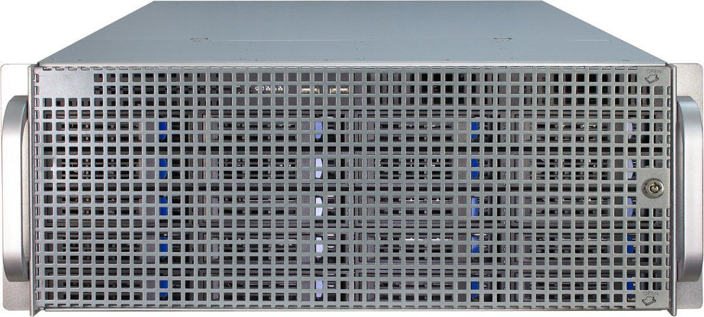 EAN 4260133126428 - Inter-Tech IPC 4U-4420 Estante Azul, Acero inoxidable imagen 9