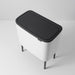 EAN 8710755313523 - Brabantia 313523 papelera 33 L Rectangular Acero inoxidable Negro, Blanco imagen 12