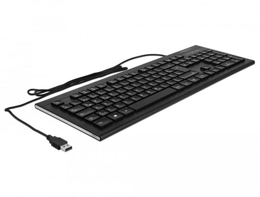 EAN 4043619126729 - DeLOCK 12672 teclado Oficina USB QWERTZ Alemán Negro imagen 1