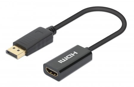 EAN 766623153713 - Manhattan 153713 cambiador de género para cable DisplayPort HDMI Negro imagen 1