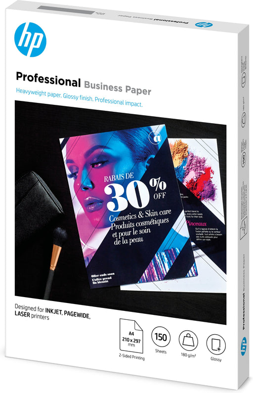 EAN 0192545168397 - HP Professional Multi-use Glossy FSC Papers 180 gsm-150 sht/A4/210 x 297 mm papel para impresora de inyec imagen 2