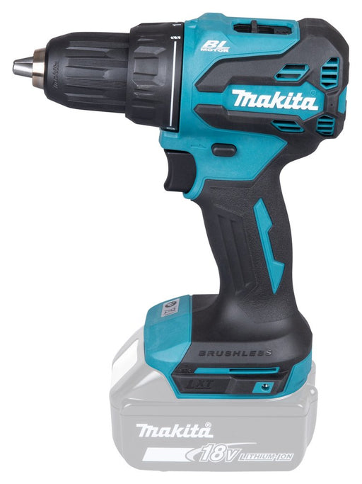EAN 197050009845 - Makita DDF490Z taladro 1900 RPM Sin llave 1,7 kg Azul, Negro imagen 2