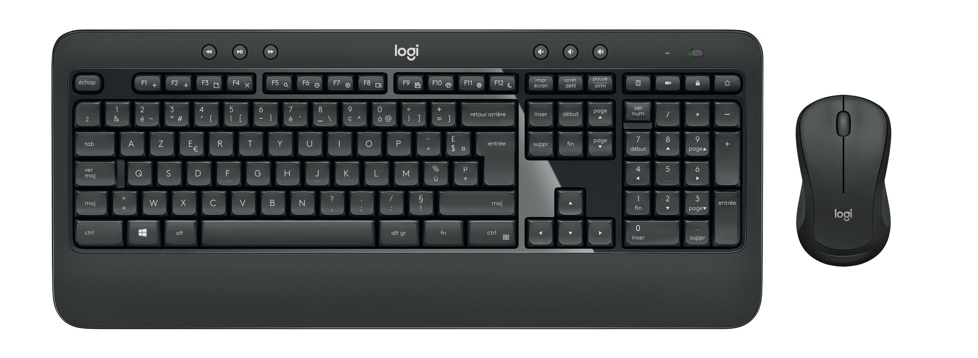 EAN 5099206077409 - Logitech 920-008678 teclado Ratón incluido Universal RF inalámbrico AZERTY Belga Negro imagen 5