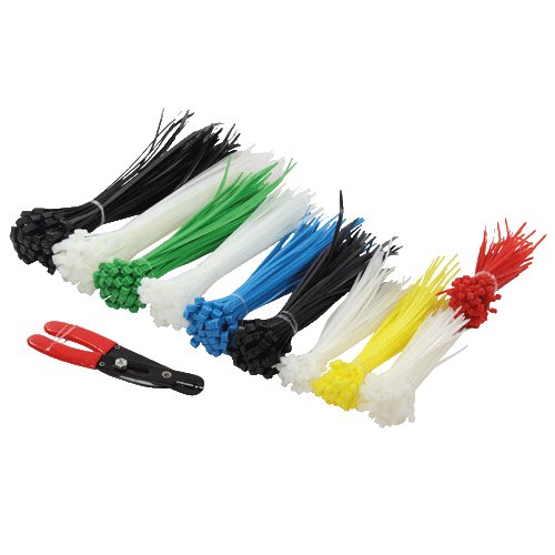 EAN 4052792000771 - LogiLink KAB0019 presilla Nylon Negro, Azul, Verde, Rojo, Blanco imagen 1